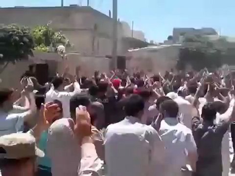 Syria فري برس ادلب حزانو سبت الوفاء للهرموش 9 6 2012 Idlib