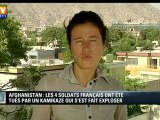 Quatre soldats français tués : le ministre de la Défense attendu en Afghanistan