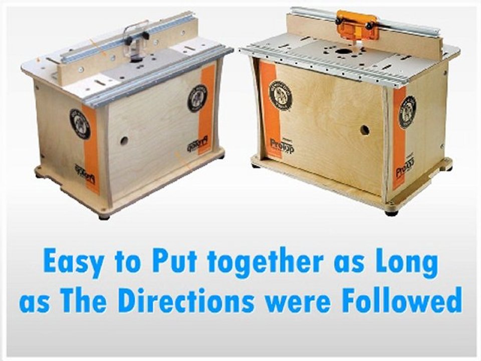 Bench Dog 40 001 ProTop Contractor Benchtop Router Table