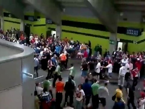 Bagarre de supporters à l’Euro 2012