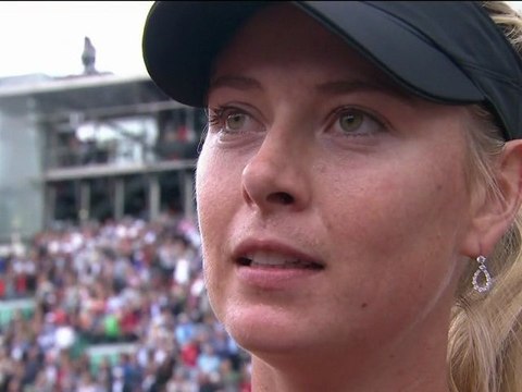 ROLAND GARROS 2012 - Interview Maria SHARAPOVA - Court Philippe Chatrier - Samedi 9 juin