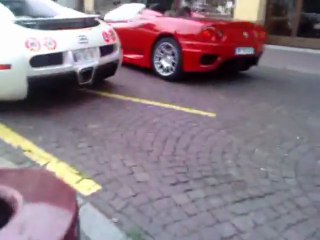 Bugatti veyron W16 (16.4)+ Ferrari 360 spyder v10 a Obernai