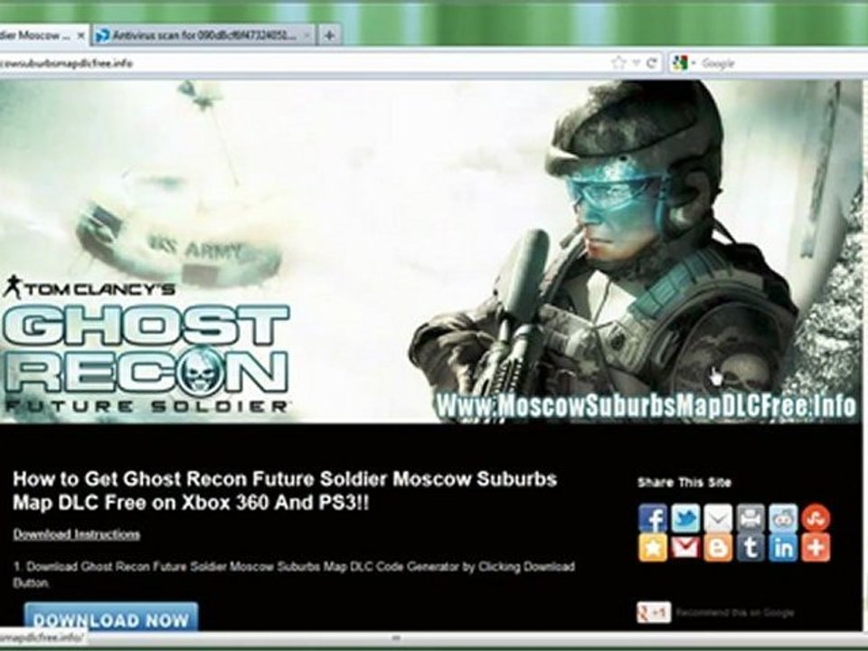 Ghost Recon Future Soldier Moscow Suburbs Map DLC Free on Xbox 360 And PS3