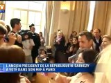 L’ex-président de la République Nicolas Sarkozy a voté