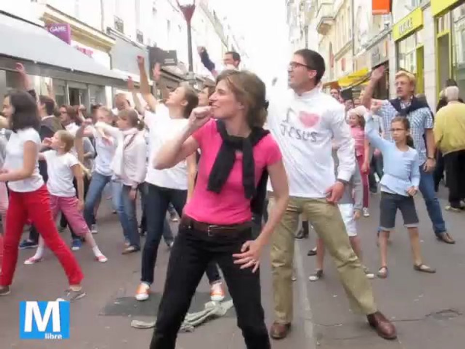 Flashmob catholique "I Love Jesus"