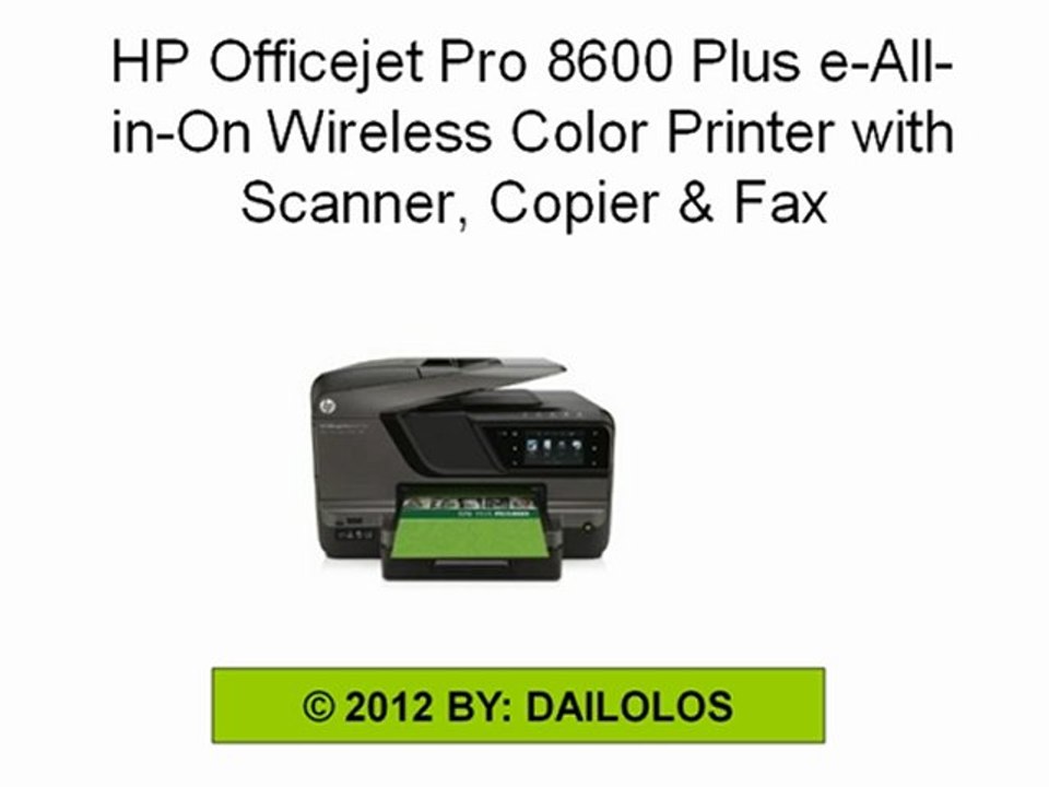 Buy Cheap HP Officejet Pro 8600 Plus e-All-in-On Wireless Color Printer with Scanner, Copier & Fax