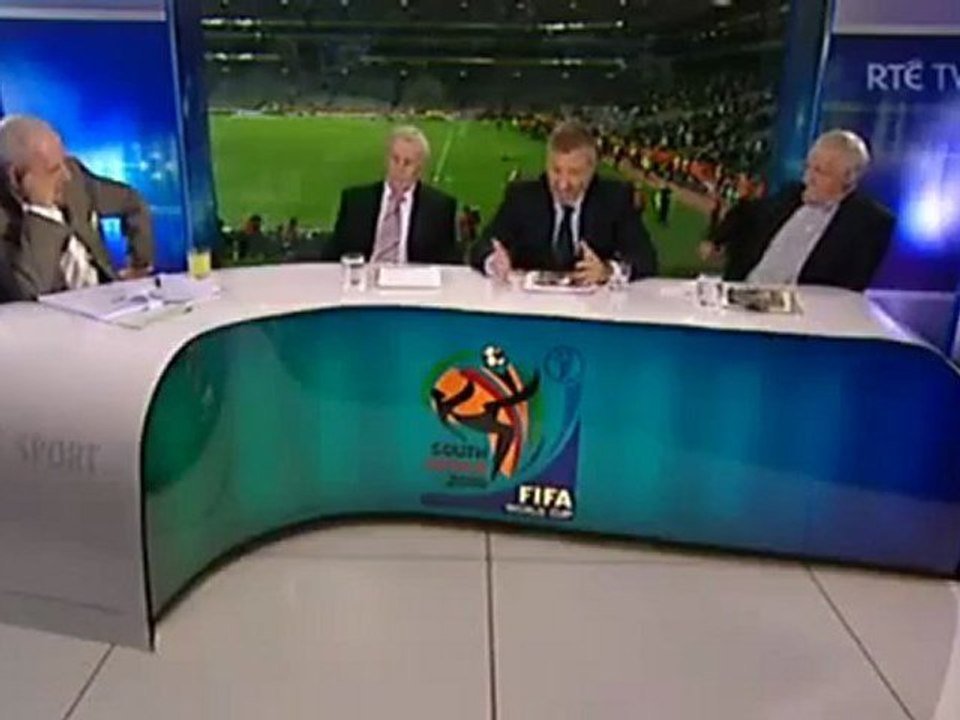 Republic of Ireland 0-1 France Playoff First Leg 18th November 2009: RTE Post-Match Analysis