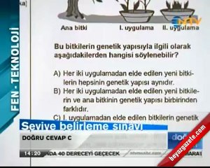 SBS 2012 Fen ve Teknoloji soru çözümleri