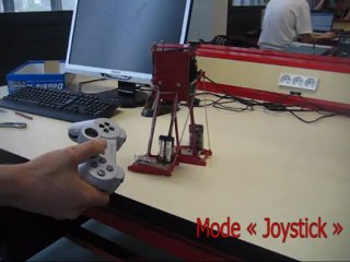 Robot marcheur MG-2 : Fonctions de commande