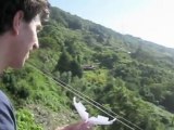 Paper Plane World Record (DISTANCE 300 meters, HEIGHT 2000 meters) onto Humboldt Hotel [www.bajaryoutube.com]