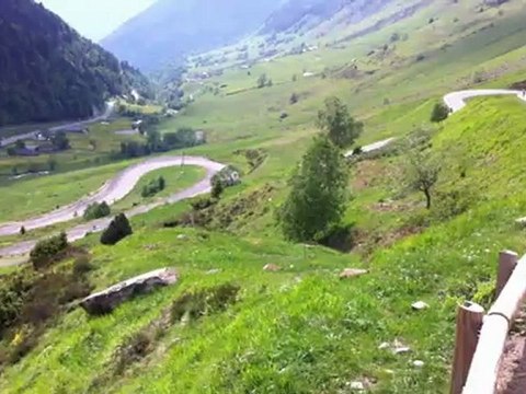Pyrénées 2012: départ en bas du Tourmalet