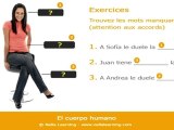 Apprendre l'espagnol en ligne - Vocabulaire espagnol - Fiche 01 - Niveau A1