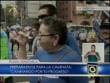 Asì se encuentran los alrededores de Plaza Venezuela previo al recorrido de Capriles hasta el CNE