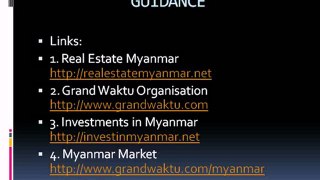 Buying Land in Myanmar