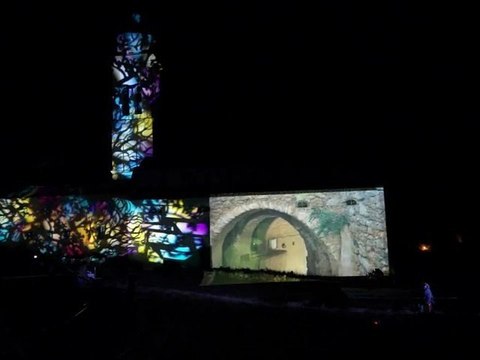 Corbara spectacle son et lumière les 18 et 19 avril 2012 - Les couleurs de la nuit