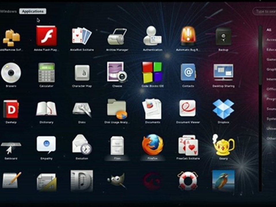 gl.fedora.0: A Gnome Tour Of Fedora 17 (Node 22)