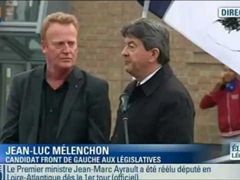 Réaction de Jean-Luc Mélenchon - Législatives 2012