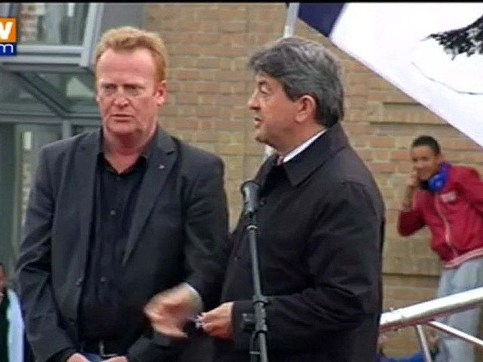 Mélenchon reconnaît sa défaite à Hénin-Beaumont #circo6211