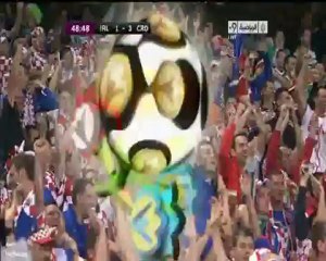 الهدف الثالث لكرواتيا أمام ايرلندا