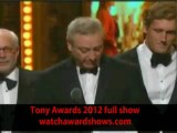Once Best Musical acceptance speech Tony Awards 2012