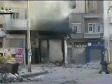 Syria فري برس حمص جورة الشياح حريق في أحد المنازل بعد قصفه من قبل قوات النظام 10 6 2012 Homs