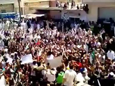 Syria فري برس ادلب معرة حرمة نصرة لمعرة النعمان وإعلان الاضراب العام10 6 2012 Idlib