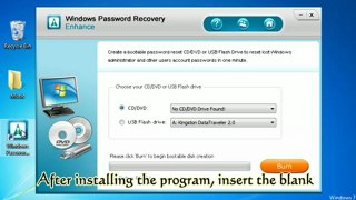How to Recover Lost Windows 8/7/Vista/XP/2000/NT Password with a Bootable USB Flash Driver