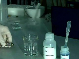 Nano Box: Proof of colloids by the Tyndall effect