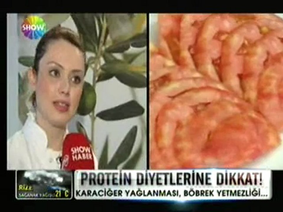 Show TV-AnaHaber-22.05.12-Dyt. Seçil Kenar-Protein Diyetleri