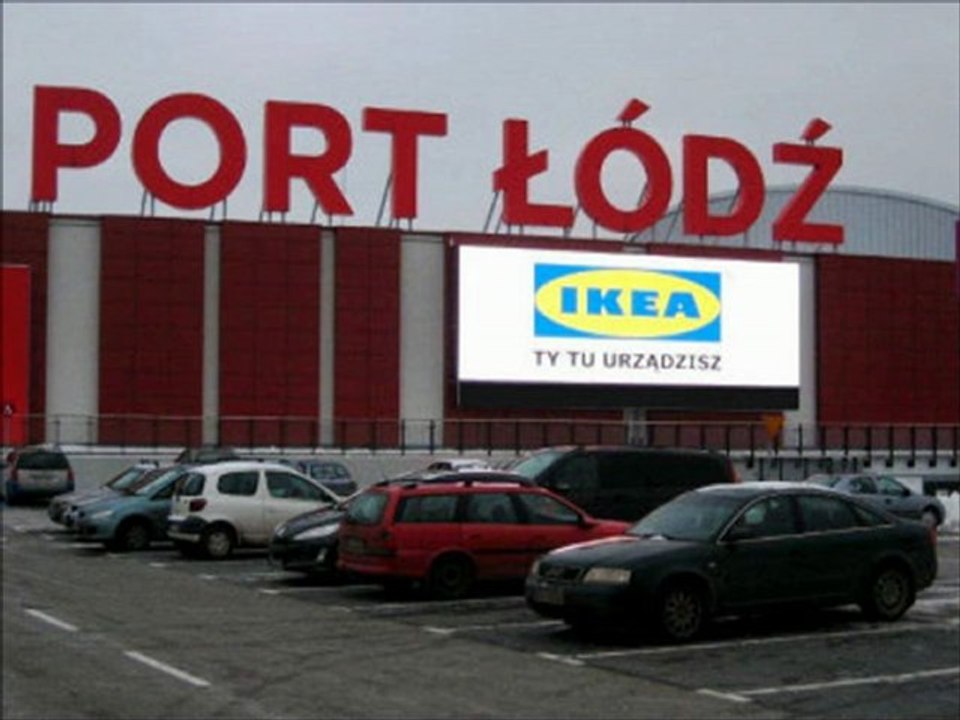 EKRAN LED ŁÓDŹ, PARK HANDLOWY PORT ŁÓDŹ TEL.782 666 777