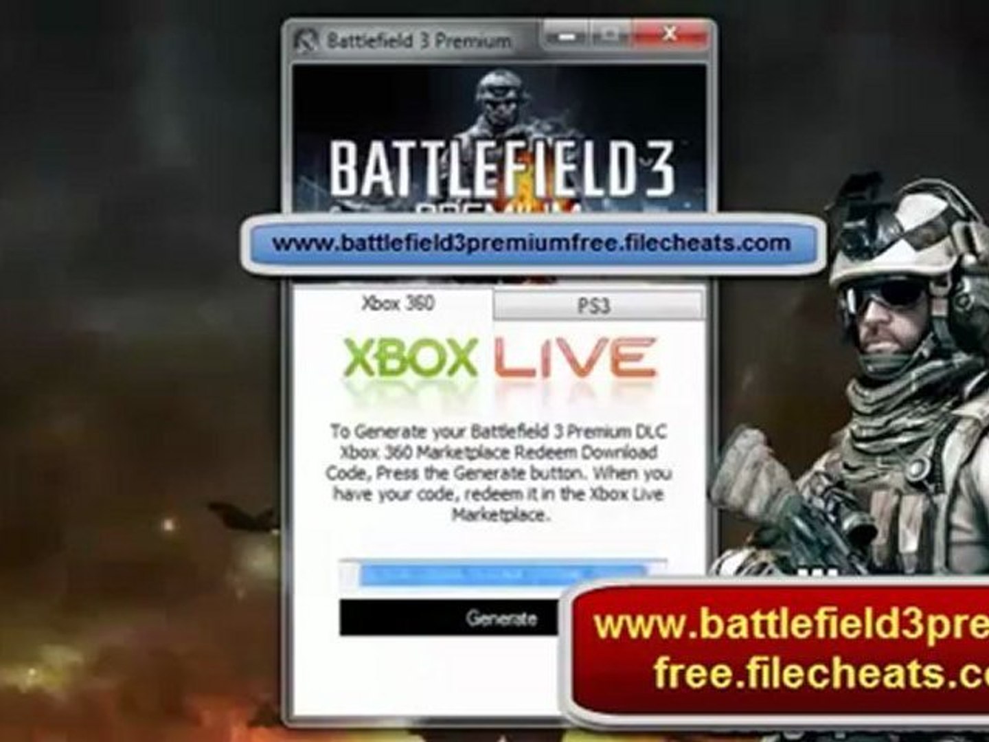 Battlefield 3 Premium Access Service Unlock Xbox360 Redeem Codes - video  Dailymotion