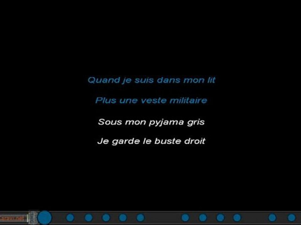 Karaoké - Le soldat Rose - Francis Cabrel - Gardien de nuit