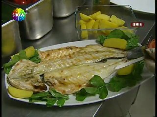 Vahe'nin Sofrası - Levrek ızgara ve deniz mahsulleri sunumu