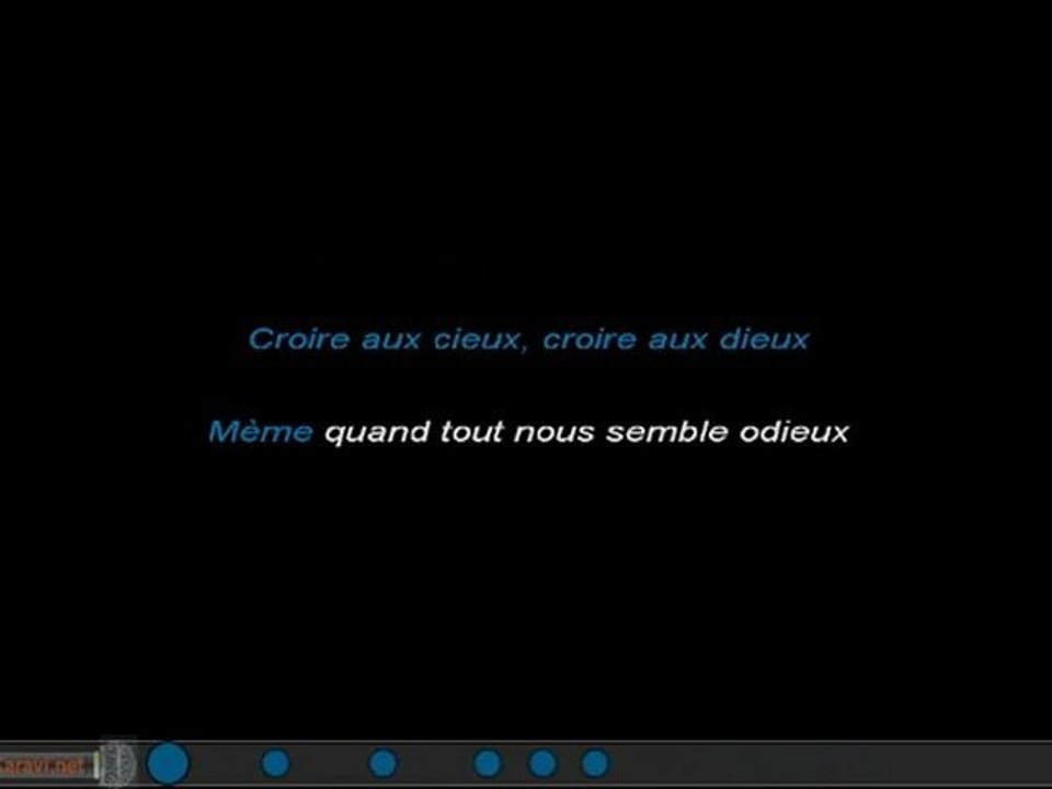Karaoké - Gainsbourg - Jane Birkin - Fuir le bonheur
