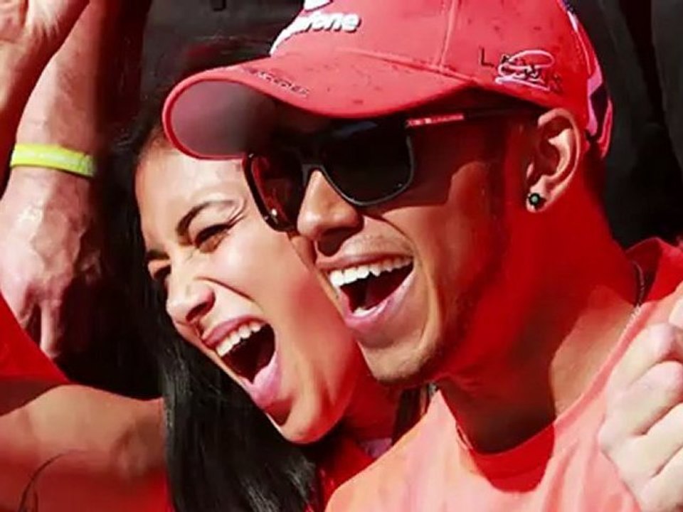 Gorgeous Nicole Scherzinger Kisses Lewis After He Wins Canadian Grand Prix
