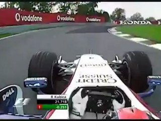 Onboard Canadian GP 2008 - Robert Kubica (BMW Sauber)