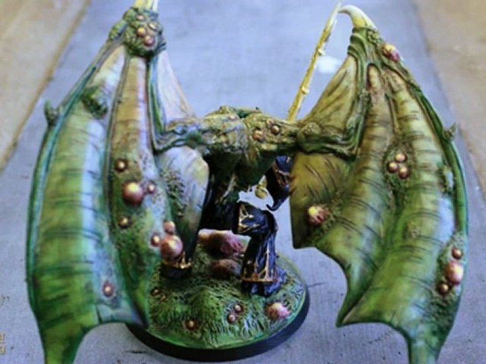 Nurgle Daemon Prince Conversion - Warhammer 40k Chaos Space Marines