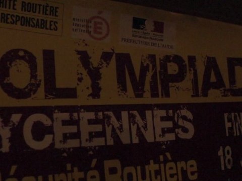 Le Lycée Jules Fil de Carcassonne aux Olympiades Lycéennes de la Sécurité Routière, le lundi 18 juin 2012 :