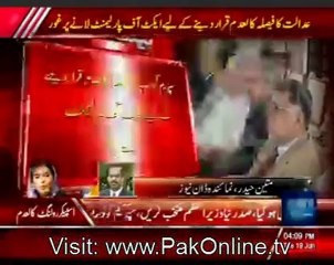 Yousaf Raza Gilani Na Ehal Karar Dey Diye Gaye - By Supreme Court - 19th June 2012 - Part 2