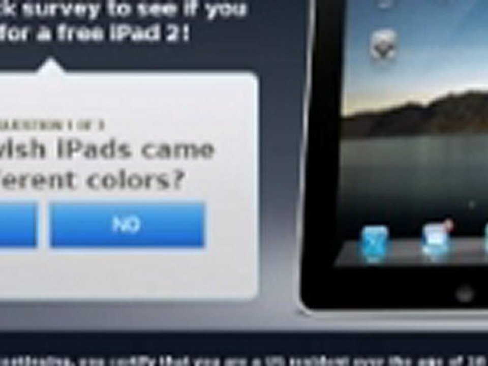 Get a free iPad 2 in the color of your choice