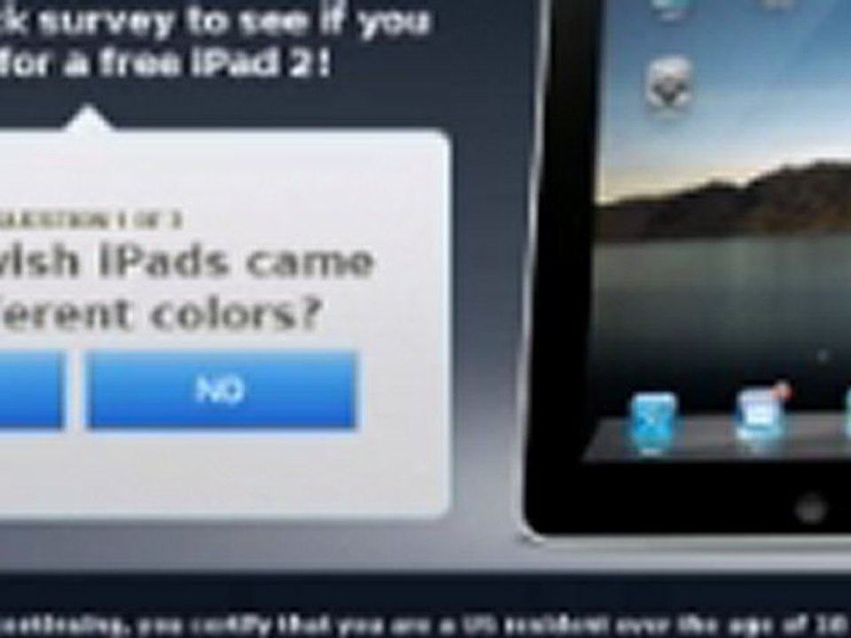 How to get a free ipad 2 by quick survey