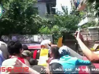 Syria فري برس  طرابلس الشام جمعة روسيا هي العدو للشعب السوري 15 6  2012ج7 Libanon
