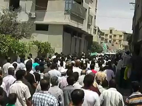 Syria فري برس ريف دمشق حمورية تشييع شهداء المجزرة 15 06 2012 ج1 Damascus