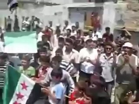 Syria فري برس حماه المحتلة مظاهرة كرناز 15 6 2012 Hama