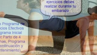 ejercicios para las mujeres embarazadas - adelgazar despues del embarazo