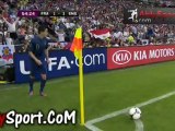 علم مصر فى مباراه فرنسا ضد انجلترا