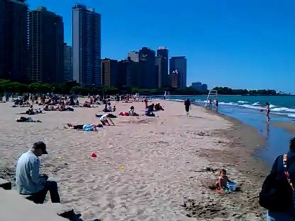 Sophie et le lac Michigan