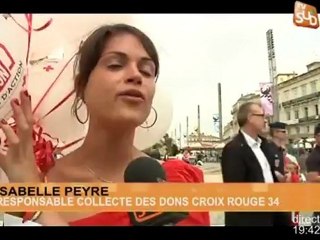 Un lâcher de ballons pour la Croix Rouge (Montpellier)