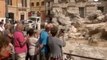 Rome's Trevi Fountain shows signs of age
