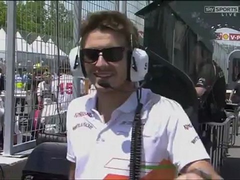 Jules Bianchi before the 2012 Canadian GP